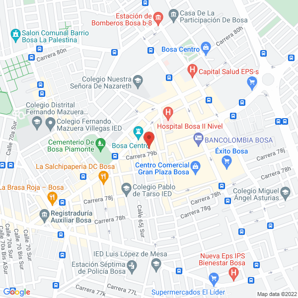 Mapa de Jardin Infantil Garabatos De Colores