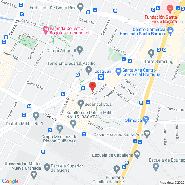 Mapa de Jardín Infantil Gimnasio De La Infancia