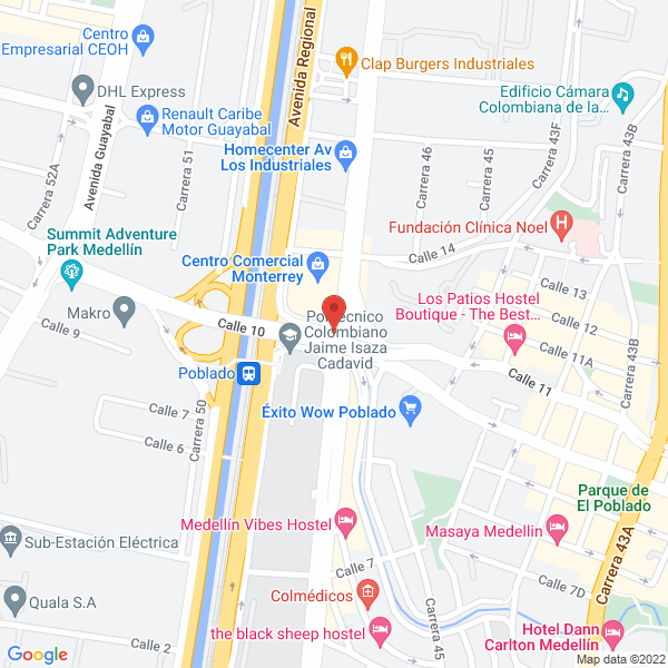 Mapa de Medicina Estética & Laser