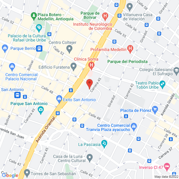 Mapa de Mediclinico San Francisco