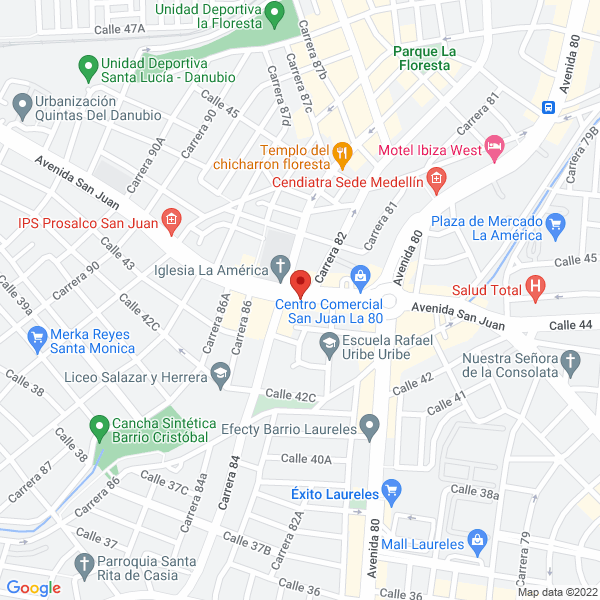 Mapa de Médicos Y Odontólogos Consultorios