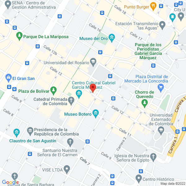 Mapa de Mega Equipos M Y G Ltda.