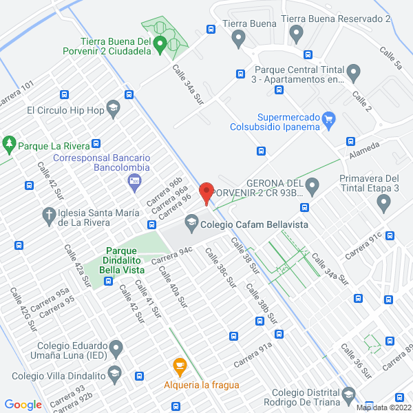Mapa de Mega System Comunicaciones S.A.S.