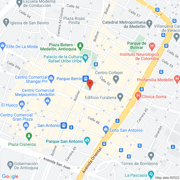 Mapa de Megos Tienda