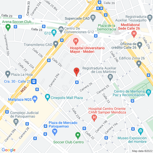 Mapa de Meldis Farmacéutica Ltda.
