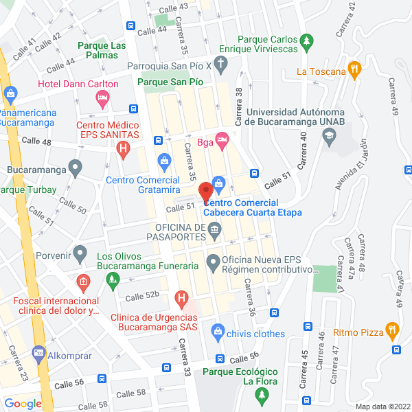 Map of Mendieta Villamizar Gustavo
