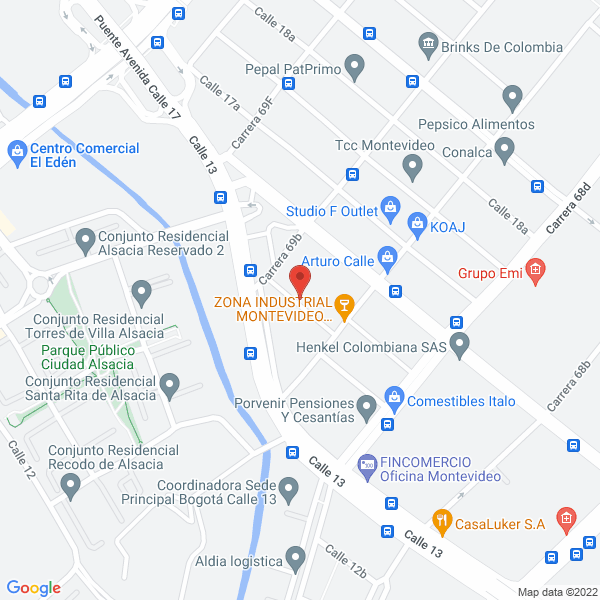 Mapa de Monofil Ltda.