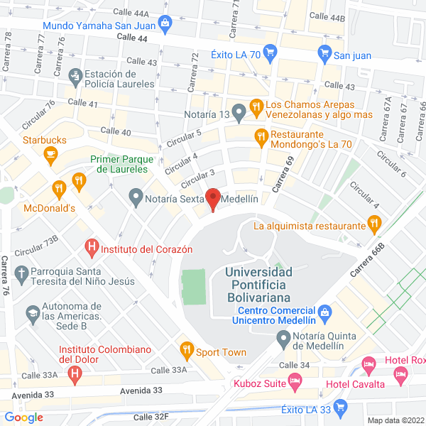 Mapa de Arcis Colombia S.A.S