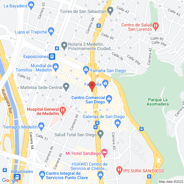 Mapa de Jairo Ceballos Gómez Y Cía.