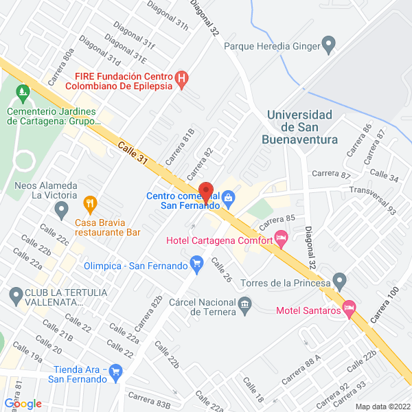Map of Multimateriales Pdr'S S.A.S.
