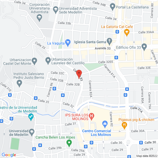 Mapa de Montenar S.A.S