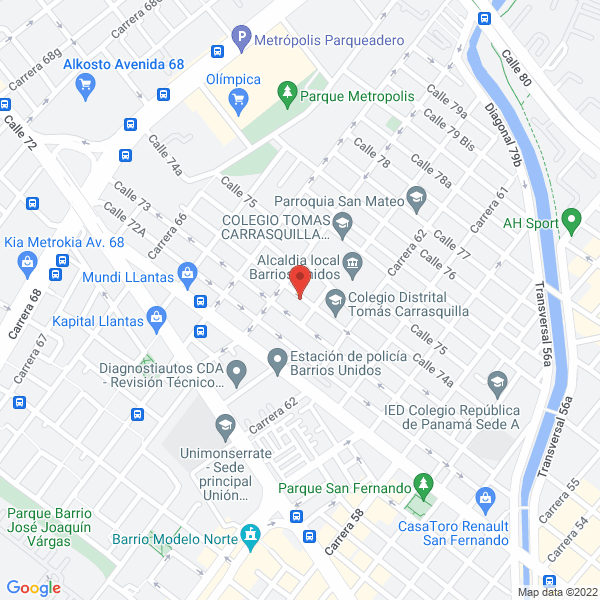 Mapa de Morenos S.A.S.