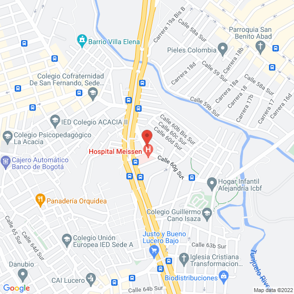 Mapa de Movillantas Inversiones S.A.S