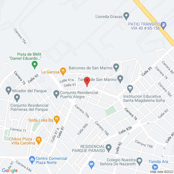 Map of Mra Arquitectura
