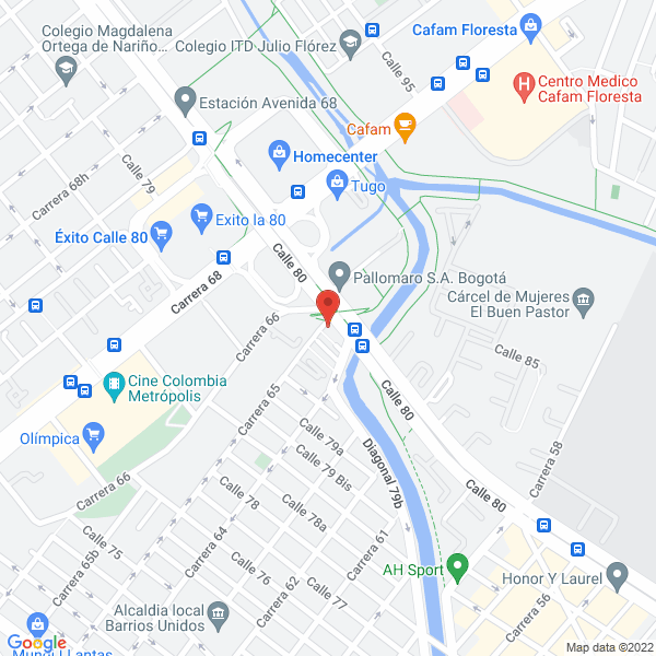 Mapa de Mudartrans