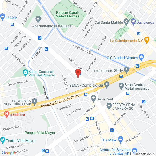 Mapa de Nacional De Soldaduras