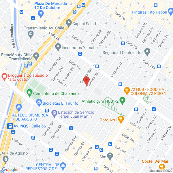 Mapa de National Graphics Ltda.