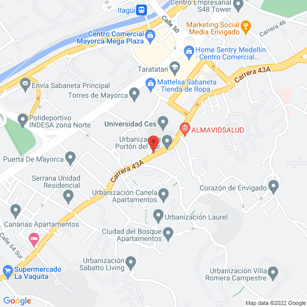 Mapa de National Tours S.A.S