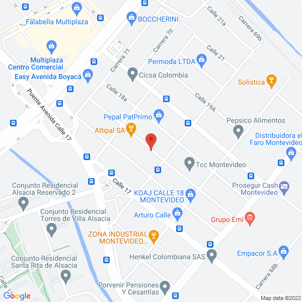 Mapa de Natural Drink Ltda