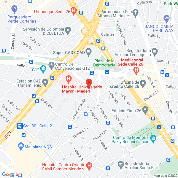 Mapa de Parqueadero Usatama S.A.S