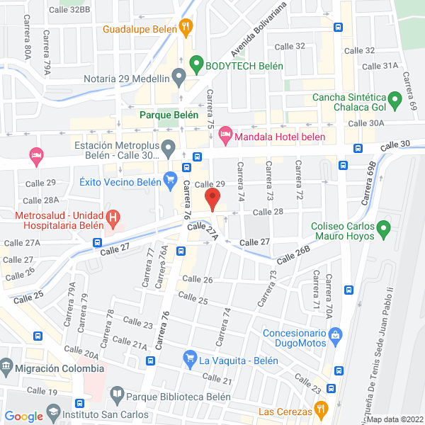 Mapa de Taller Y Garaje Granada
