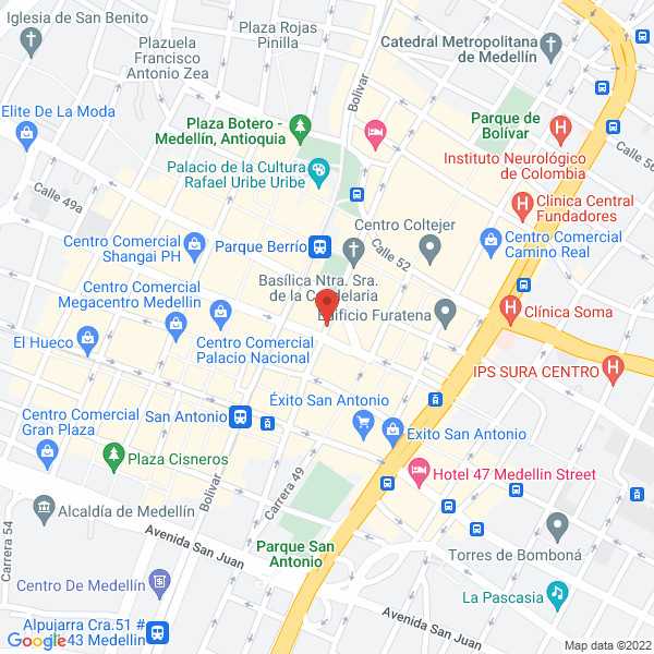 Mapa de Parroquia La Catedral De San Nicolás