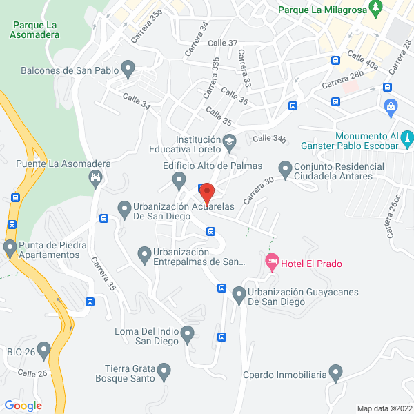 Mapa de Parroquia Nuestra Señora De Loreto