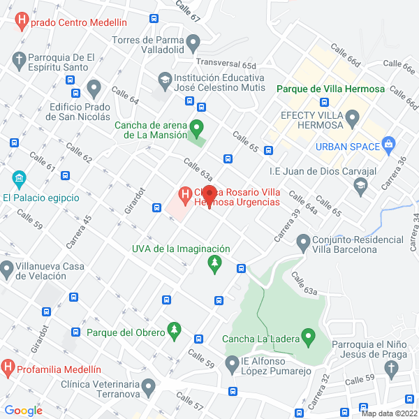 Mapa de Parroquia San Migule Arcangel
