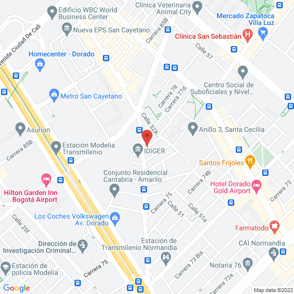 Mapa de Multiacril Y Cía. Ltda.