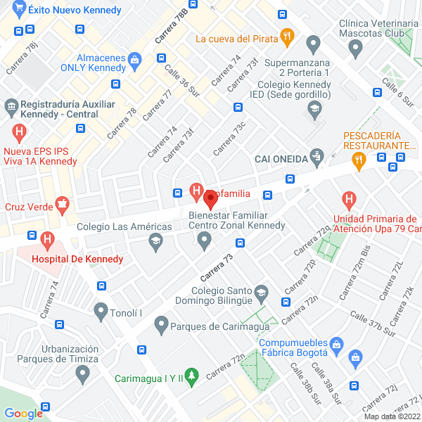 Mapa de Mundo Cross Bogota S.A.S.