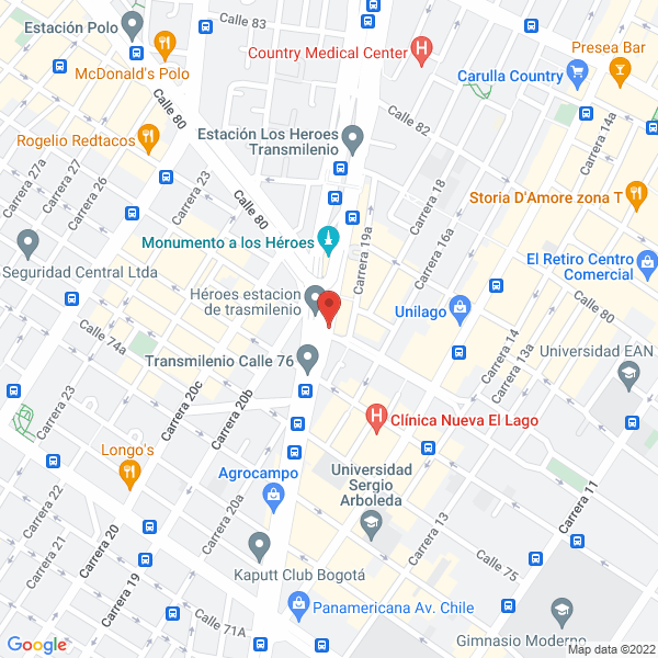 Mapa de D'Clase S.A.