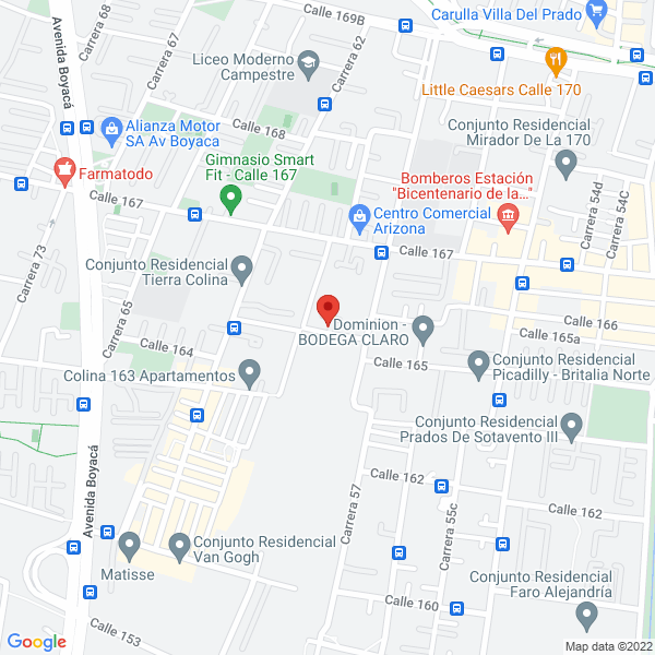 Mapa de Olacom S.A.S.