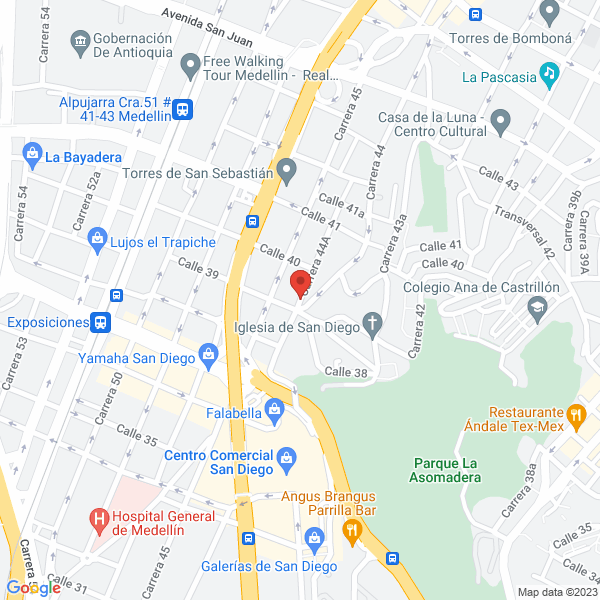 Mapa de Lavacars Móvil