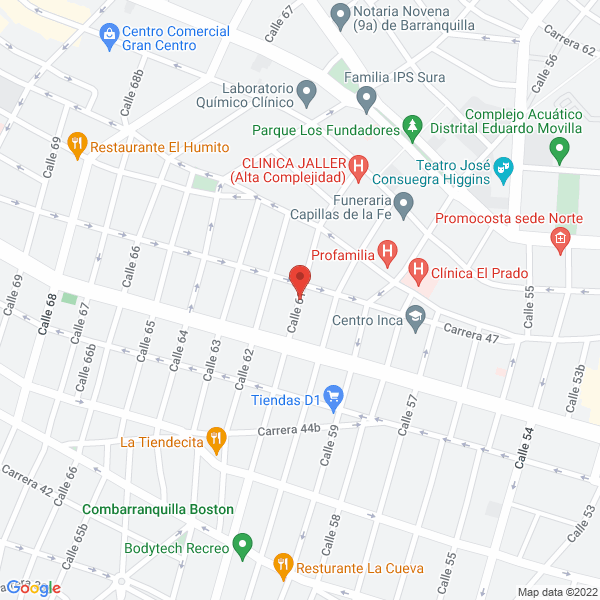 Map of Lavandería Arco D'Oro