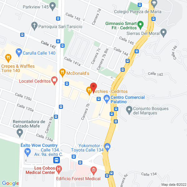 Mapa de Lavandería Belmira Plaza