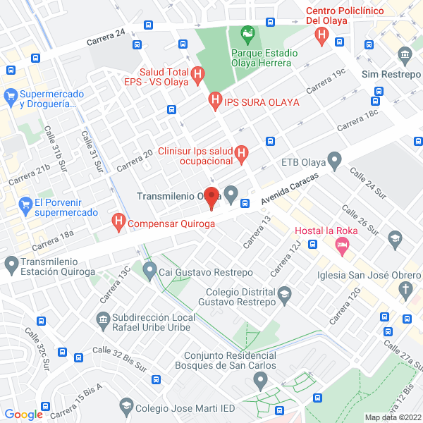 Mapa de Lechonería La Típica Tolimense