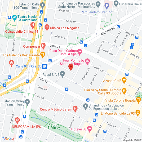 Mapa de Net Provider Colombia S.A.S.