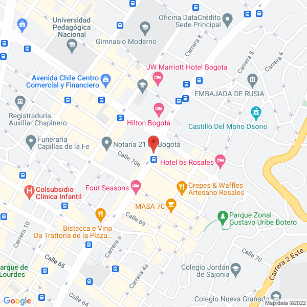 Mapa de Newlink Comunicaciones Estrategicas S.A.