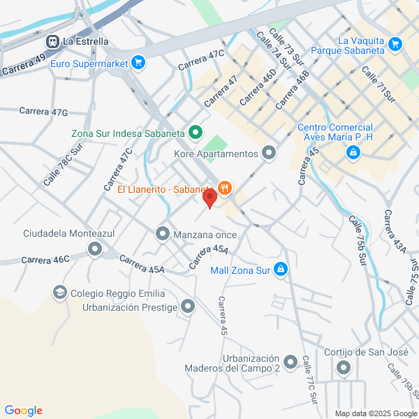 Mapa de Nicety