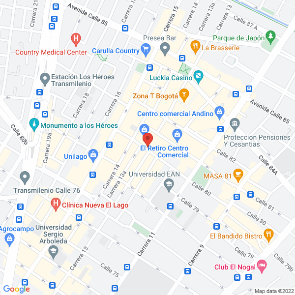 Mapa de Lg Solutions