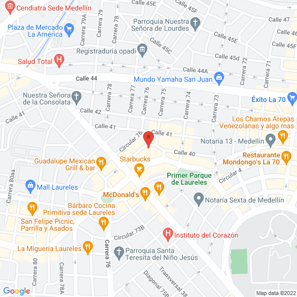 Mapa de Librería La Gruta Simbolica