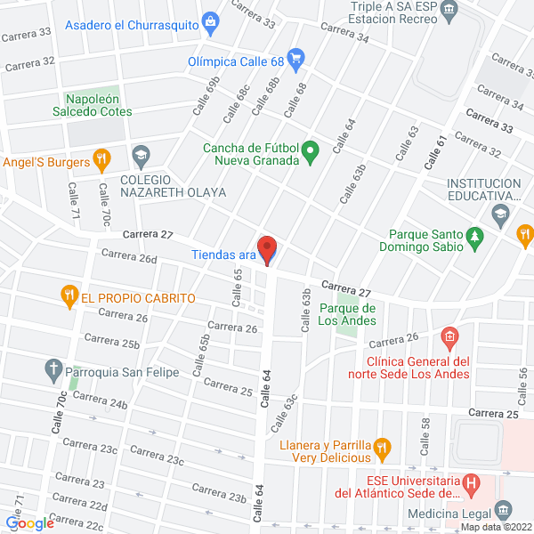 Map of Materiales La 27