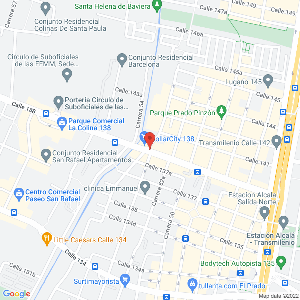Mapa de Otto Bock Healthcare Andina Ltda.
