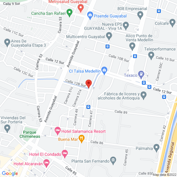 Mapa de P & V Servipintura