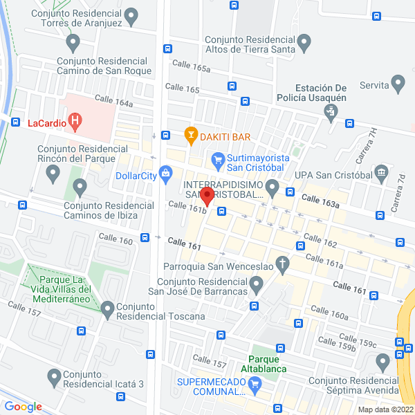 Mapa de Optica Vision Vision 20 E.U