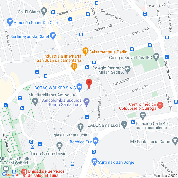 Mapa de Organización El Baquero