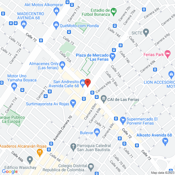 Mapa de Ortoclass Top Orthodontic Supplies S.A.S.