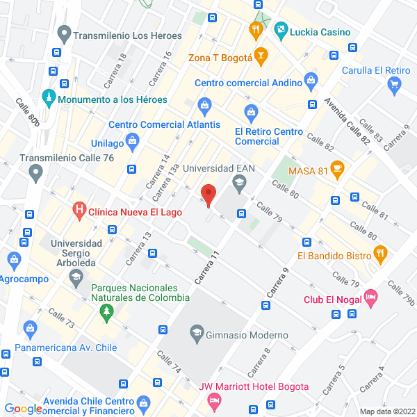 Mapa de Notas Y Colores