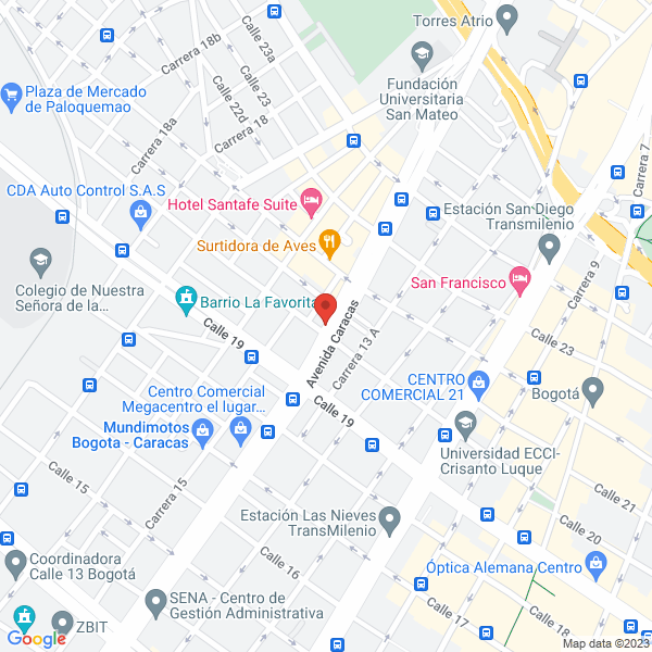 Mapa de Nova Plasticos G.O