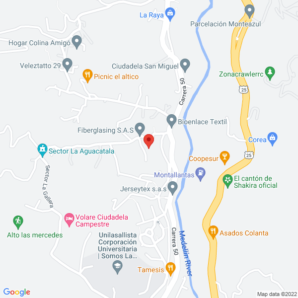 Mapa de Nova Ruta S.A.S